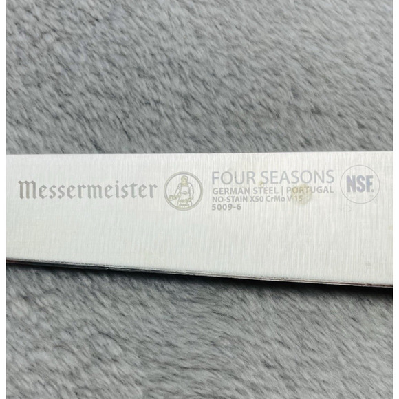 Messermeister Four Seasons 6" Kitchen‎ Utility Knife X50 CrMo V 15 Germany - Picture 2 of 5